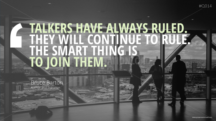 Free PowerPoint Quotes - Communication