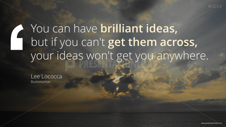 Free PowerPoint Quotes - Communication