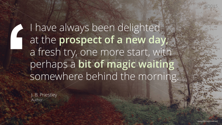 Free PowerPoint Quotes - New Start