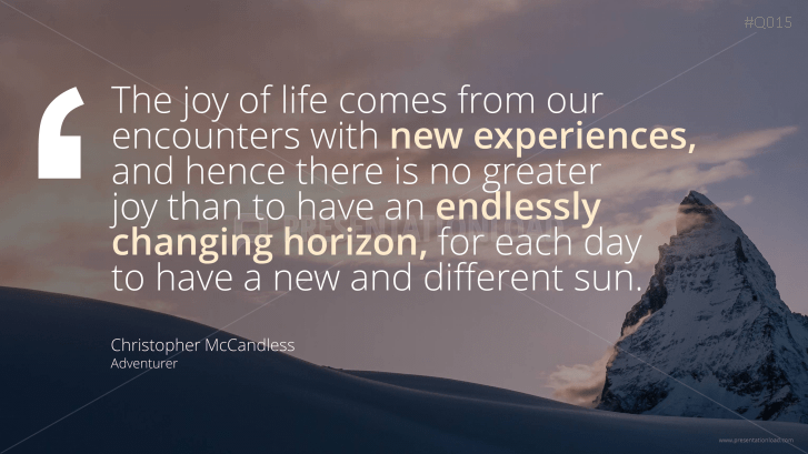 Free PowerPoint Quotes - New Start