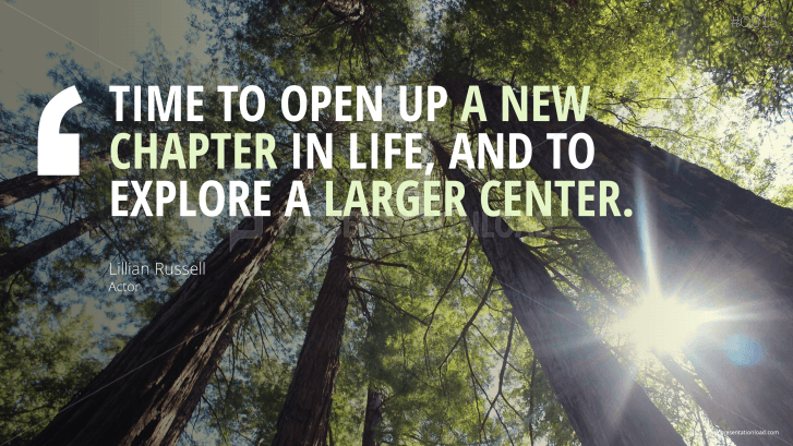 Free PowerPoint Quotes - New Start