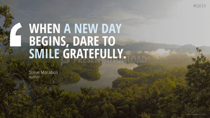 Free PowerPoint Quotes - New Start