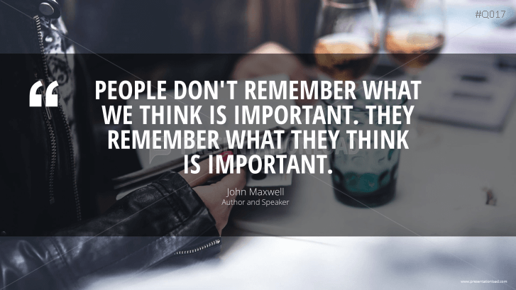 Free PowerPoint Quotes - Presenting