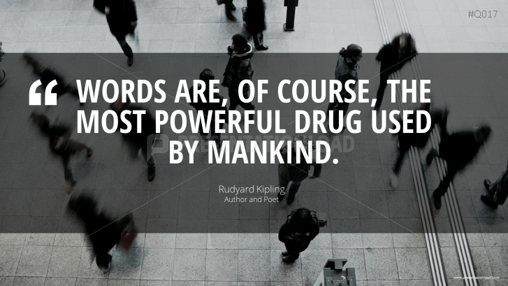 Free PowerPoint Quotes - Presenting