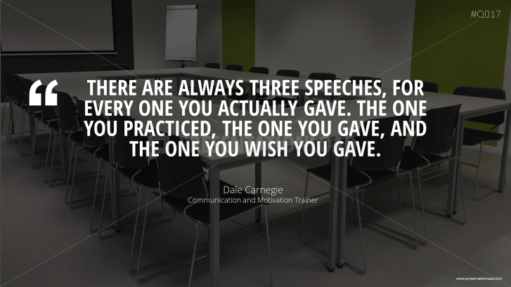 Free PowerPoint Quotes - Presenting