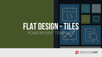 Flat Design - Kacheln _https://www.presentationload.de/flat-design-kacheln-powerpoint-vorlage.html