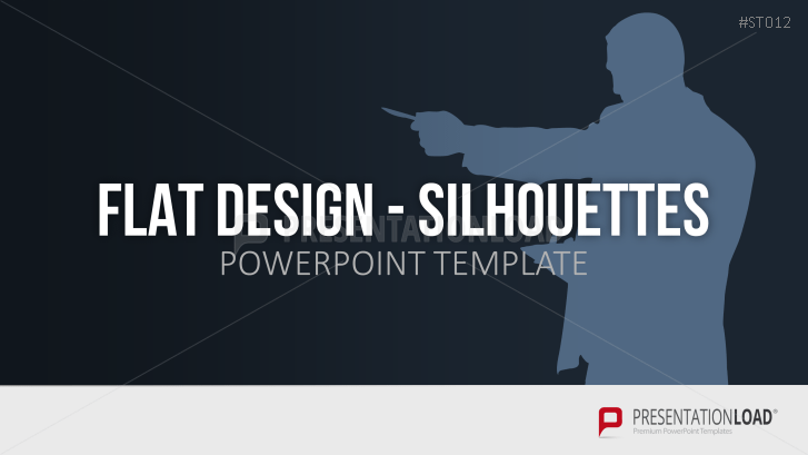 Flat Design - People Silhouettes