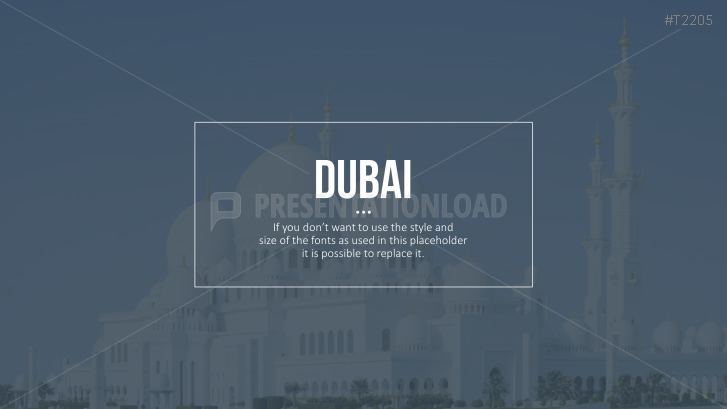 City Template Dubai
