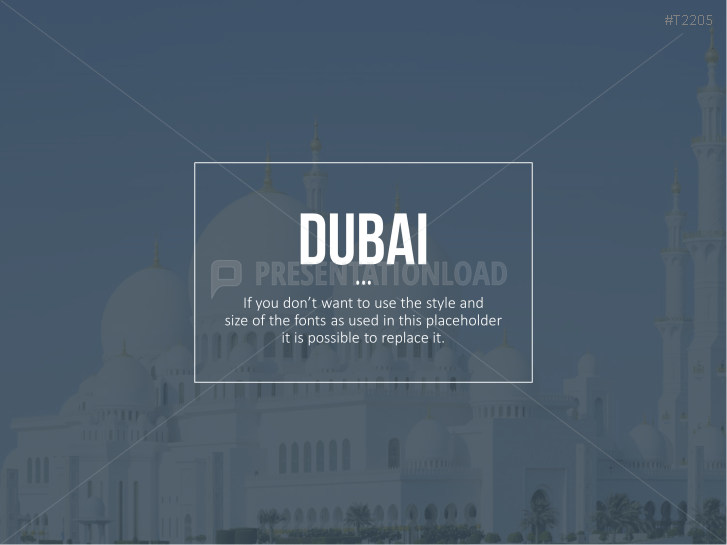 City Template Dubai