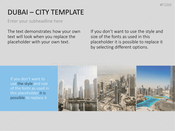 City Template Dubai