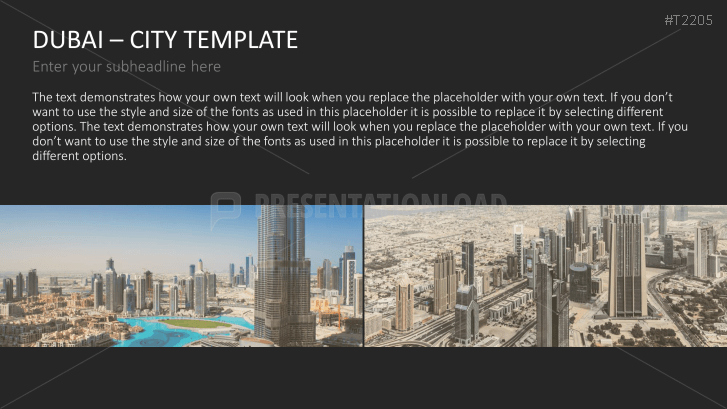 City Template Dubai