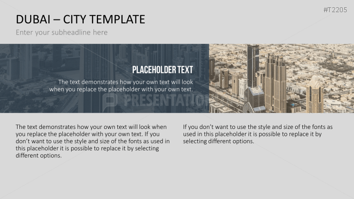 City Template Dubai
