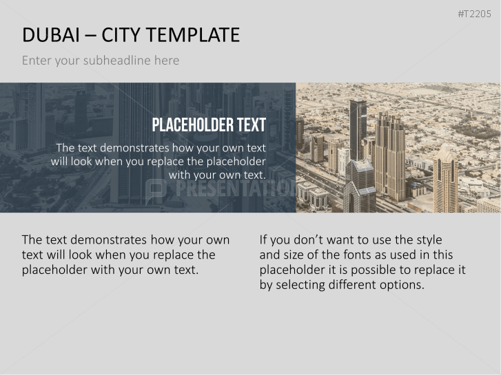 City Template Dubai