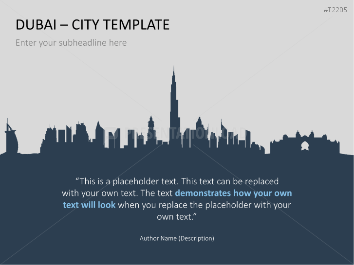 City Template Dubai