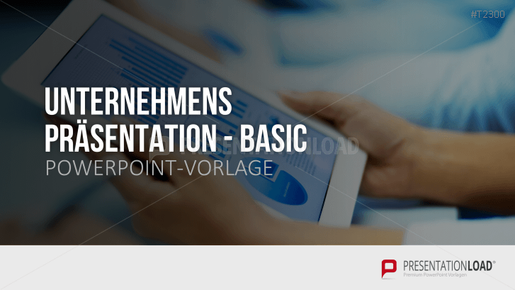 Unternehmensprasentation Basic Powerpoint Vorlage Presentationload
