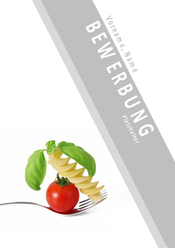 Bewerbungsvorlagen für Gastronomieberufe