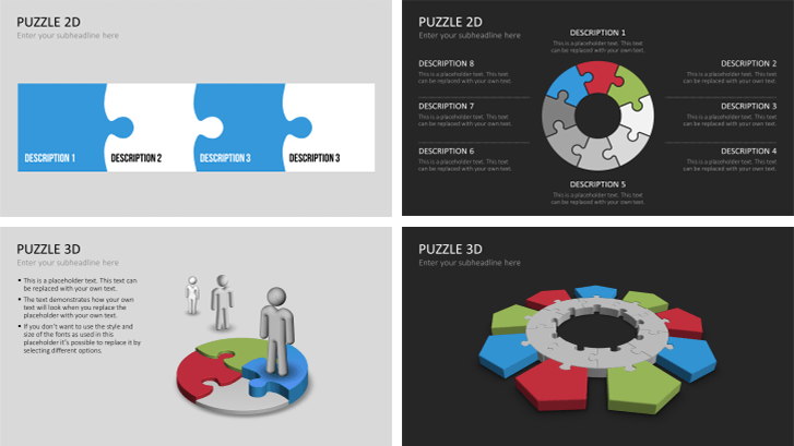 Puzzle Bundle Powerpoint Vorlage Presentationload