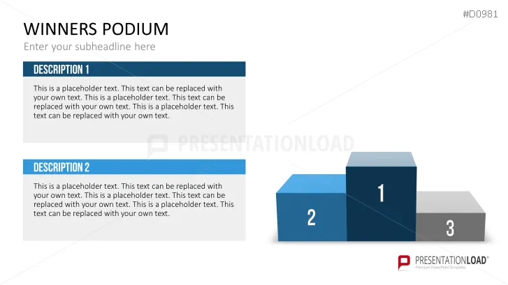 Winners Podium Powerpoint Template Presentationload