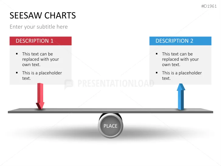 Seesaw Diagram Powerpoint Template