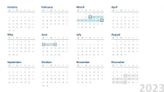 Calendar 2023