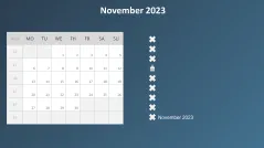 Calendar 2023