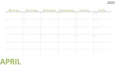 Kalender 2025 