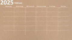 Kalender 2025 