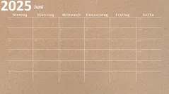 Kalender 2025 