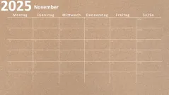 Kalender 2025 