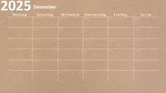 Kalender 2025 