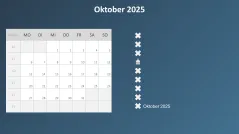 Kalender 2025 