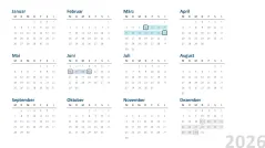 Kalender 2026 