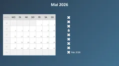 Kalender 2026 
