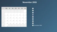 Kalender 2026 