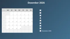 Kalender 2026 