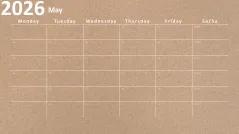 Calendar 2026