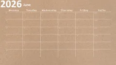 Calendar 2026