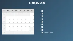 Calendar 2026
