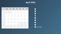 Calendar 2026
