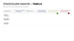 Stakeholder-Analyse 