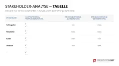Stakeholder-Analyse 