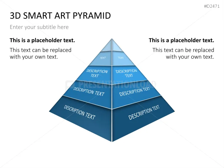 3d Smartart Pyramiden Powerpoint Vorlage Presentationload