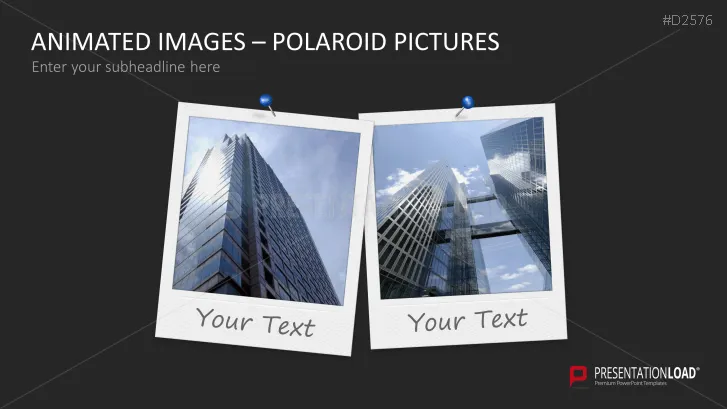 Animierte Polaroid Bilder Powerpoint Vorlage Presentationload