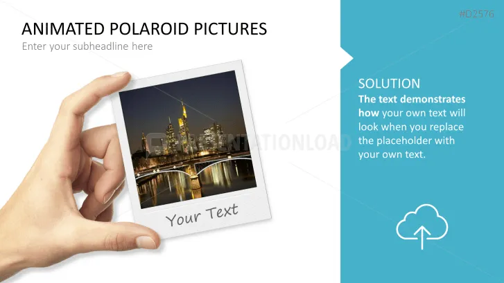 Animierte Polaroid Bilder Powerpoint Vorlage Presentationload