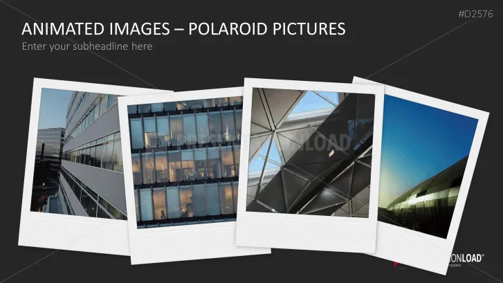 Animierte Polaroid Bilder Powerpoint Vorlage Presentationload