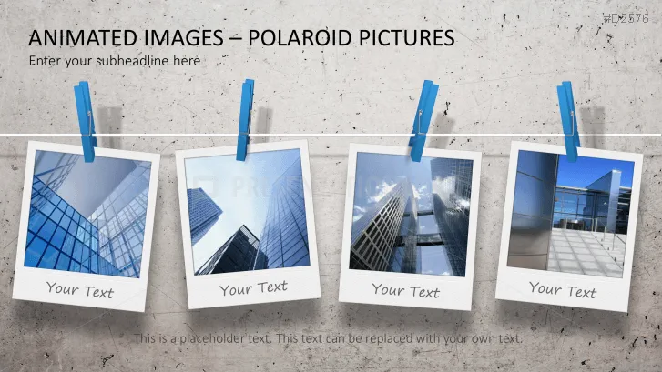 Animierte Polaroid Bilder Powerpoint Vorlage Presentationload