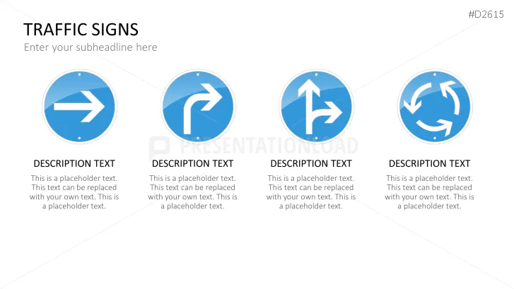 Verkehrsschilder Powerpoint Vorlage Presentationload