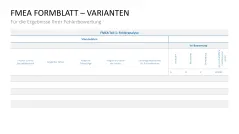 Fehler-Möglichkeits-Einfluss-Analyse (FMEA) 