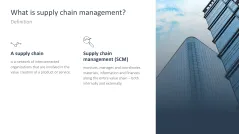 Supply Chain Management