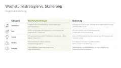 Wachstumsstrategien (Skalierung) 